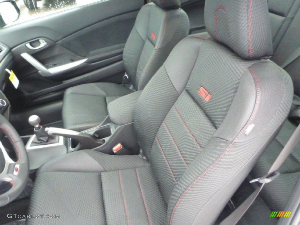 2013 Honda Civic Si Coupe Front Seat Photo #76848190