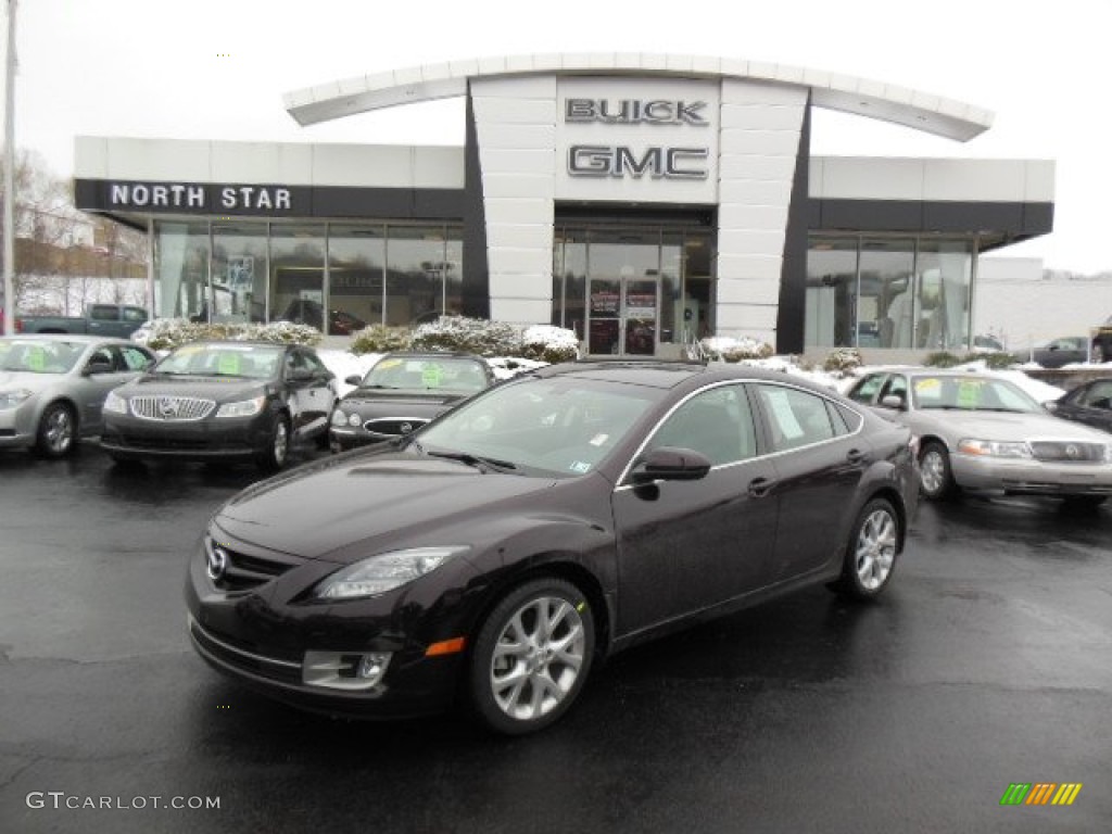 2010 MAZDA6 s Grand Touring Sedan - Black Cherry Metallic / Black photo #1