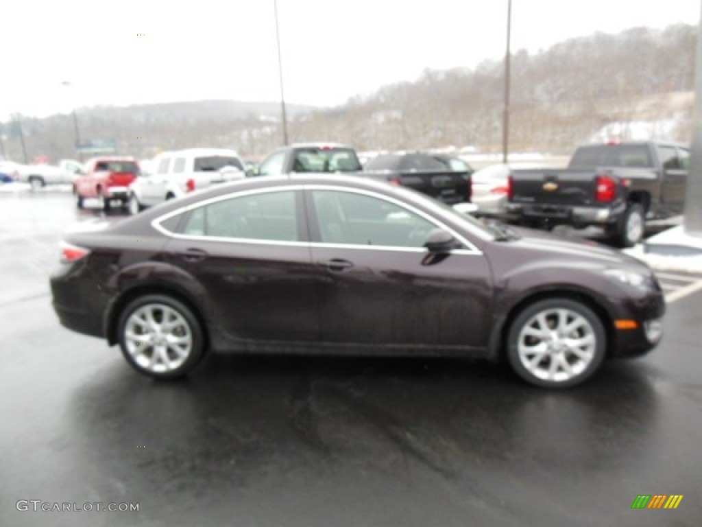 2010 MAZDA6 s Grand Touring Sedan - Black Cherry Metallic / Black photo #5