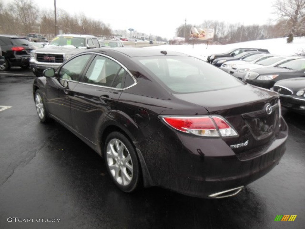 2010 MAZDA6 s Grand Touring Sedan - Black Cherry Metallic / Black photo #8
