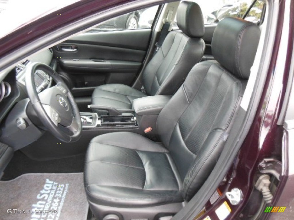 2010 MAZDA6 s Grand Touring Sedan - Black Cherry Metallic / Black photo #11