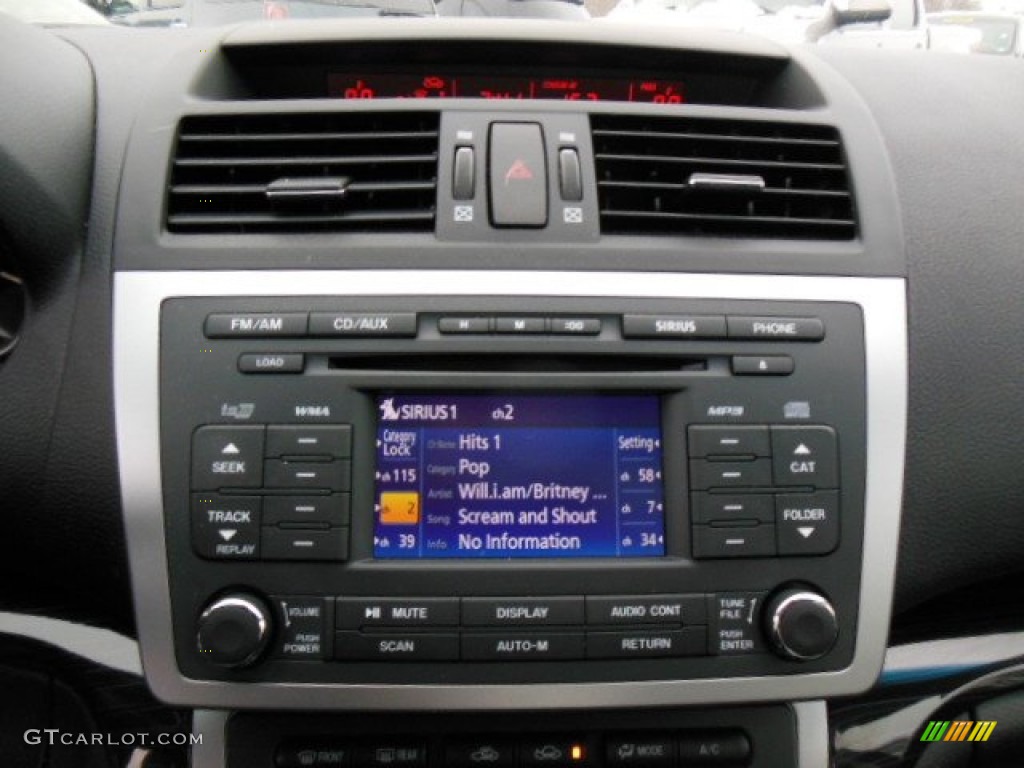 2010 MAZDA6 s Grand Touring Sedan - Black Cherry Metallic / Black photo #16