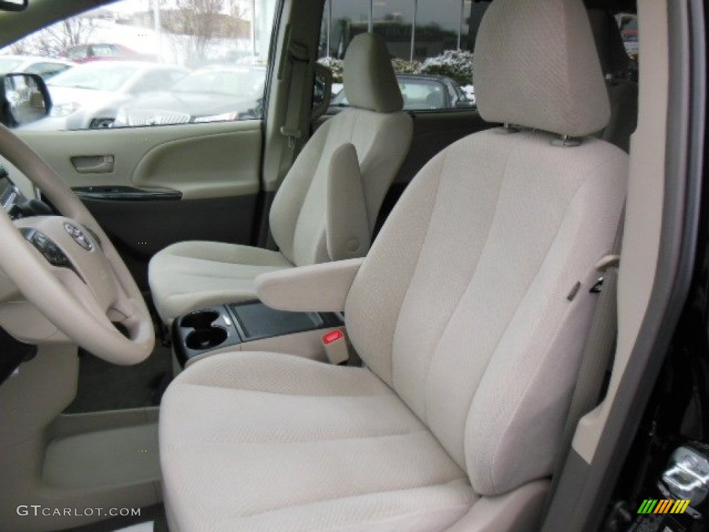 2012 Toyota Sienna LE Front Seat Photo #76848863