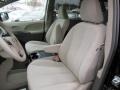 Front Seat of 2012 Sienna LE