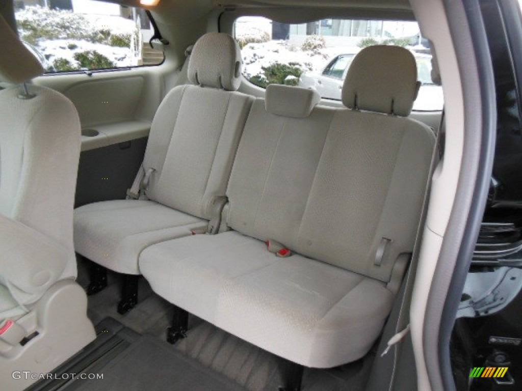 2012 Toyota Sienna LE Rear Seat Photo #76848903