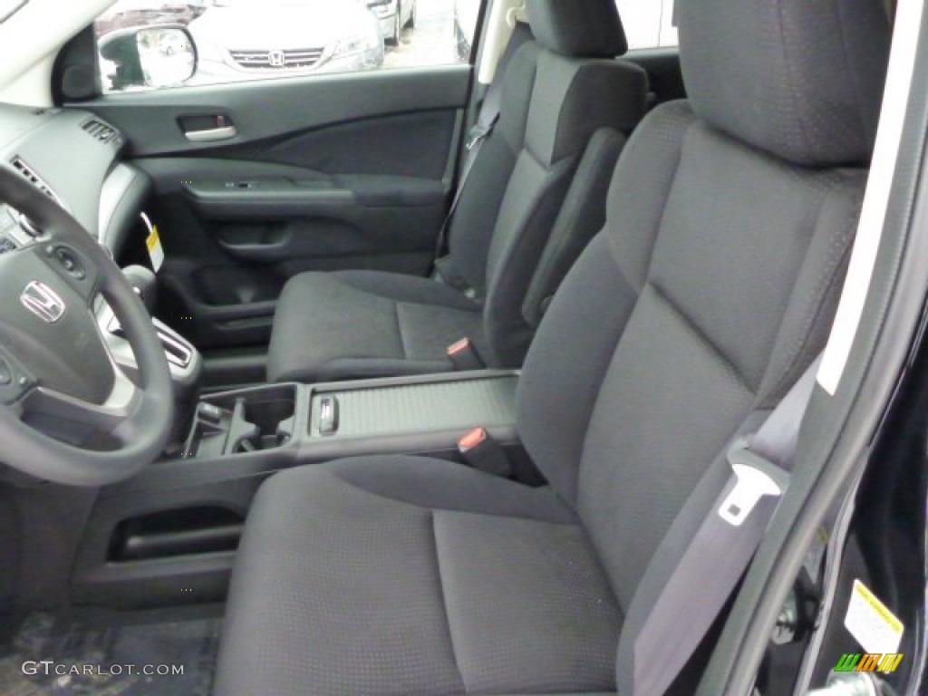 Black Interior 2013 Honda CR-V EX AWD Photo #76849308
