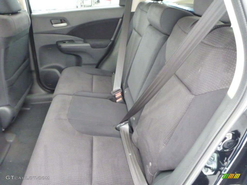 Black Interior 2013 Honda CR-V EX AWD Photo #76849320
