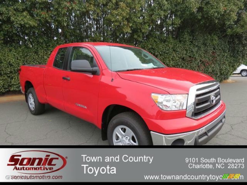 2013 Tundra Double Cab - Barcelona Red Metallic / Graphite photo #1