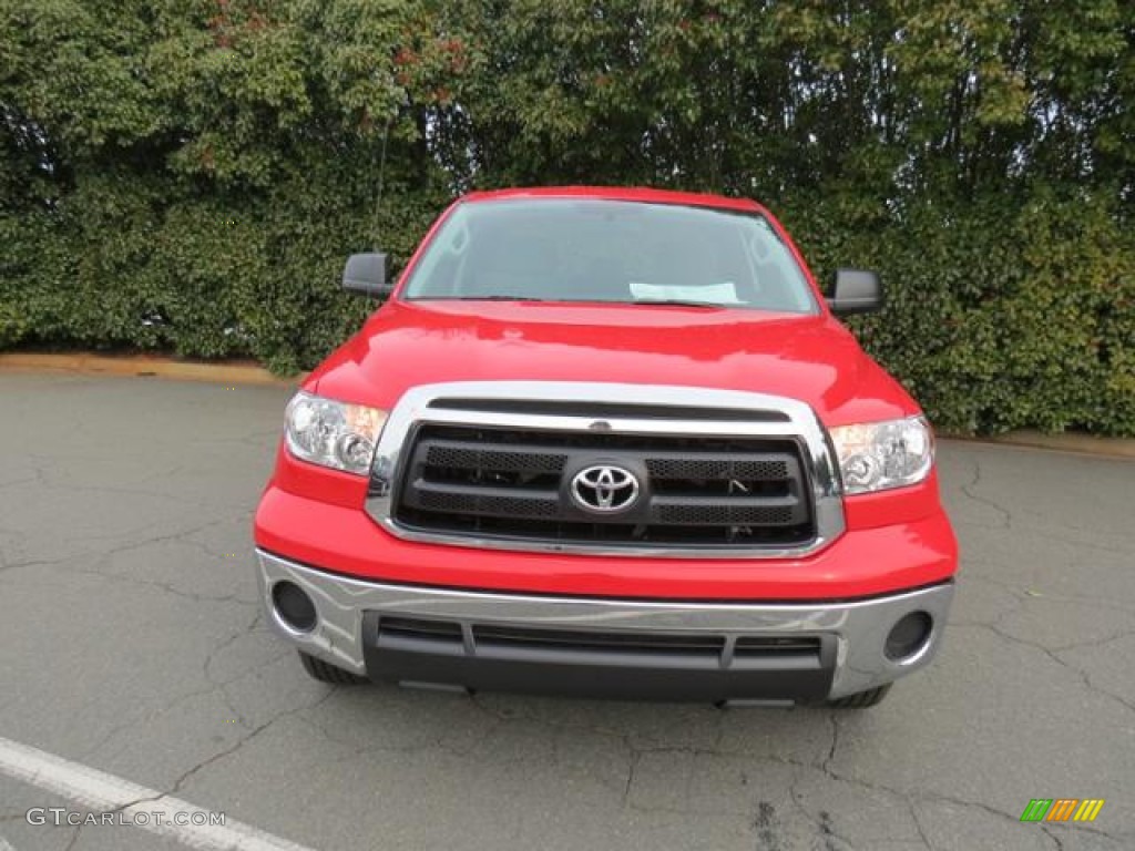 2013 Tundra Double Cab - Barcelona Red Metallic / Graphite photo #2