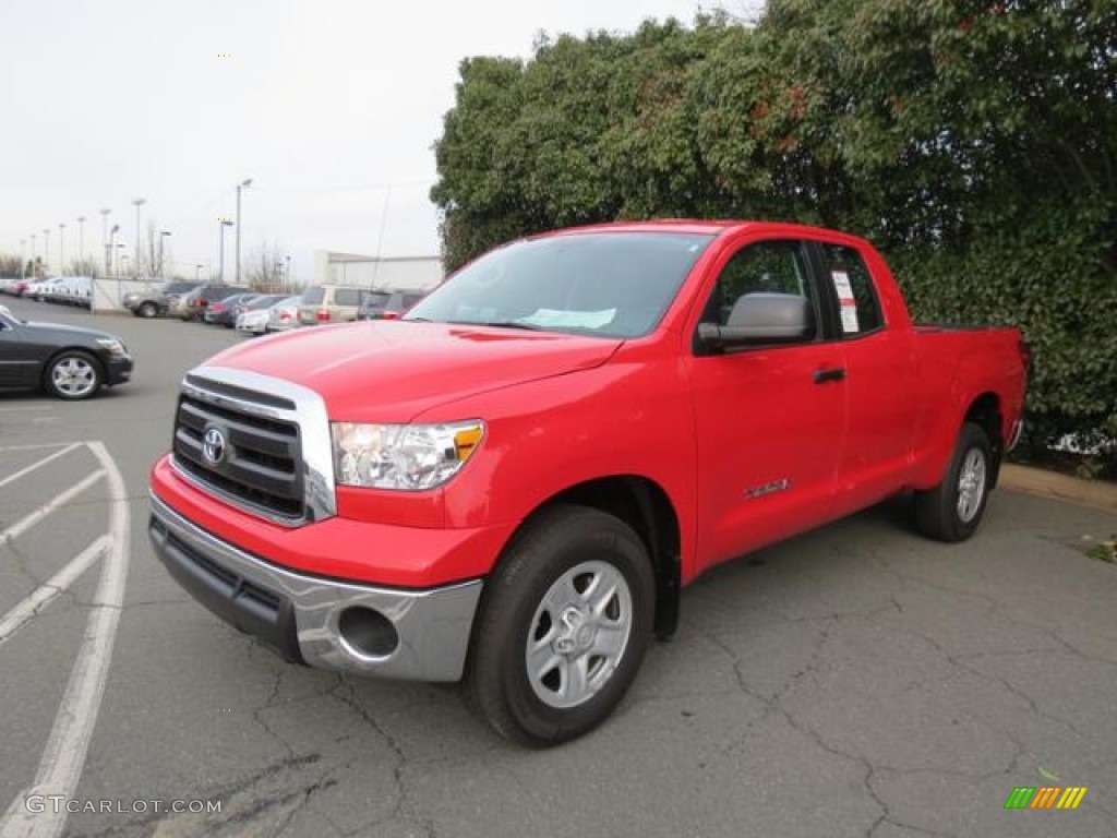 2013 Tundra Double Cab - Barcelona Red Metallic / Graphite photo #3