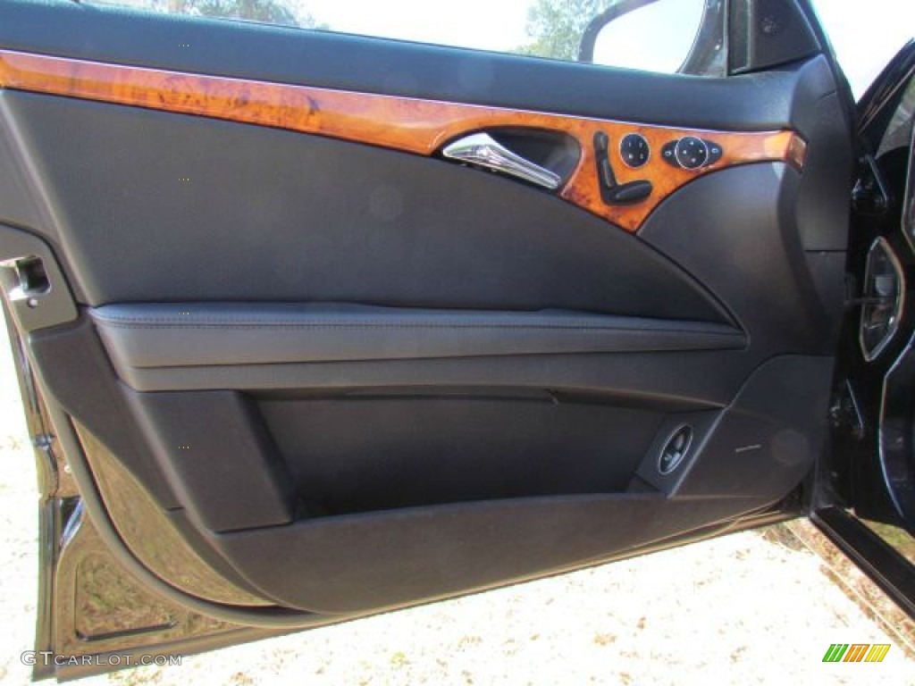 2007 Mercedes-Benz E 350 Sedan Black Door Panel Photo #76849908