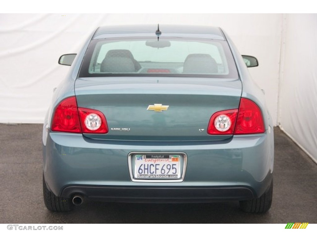 2009 Malibu LT Sedan - Silver Moss Metallic / Titanium photo #9