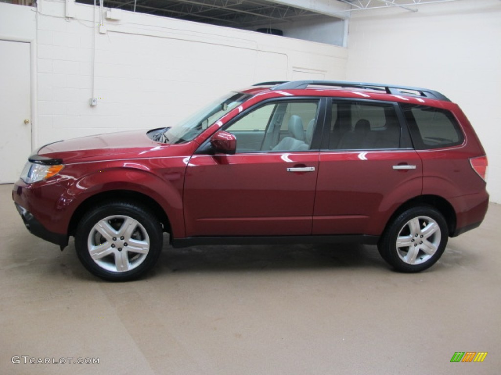 Camellia Red Pearl 2010 Subaru Forester 2.5 X Premium Exterior Photo #76850076