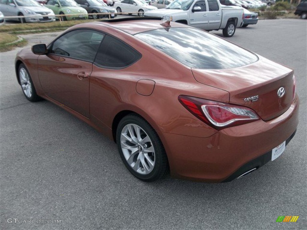 2013 Genesis Coupe 2.0T Premium - Catalunya Copper / Gray Leather/Gray Cloth photo #3