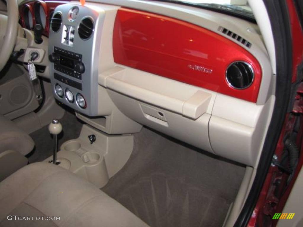 2006 PT Cruiser Touring - Inferno Red Crystal Pearl / Pastel Pebble Beige photo #53