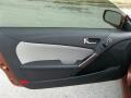 Gray Leather/Gray Cloth 2013 Hyundai Genesis Coupe 2.0T Premium Door Panel