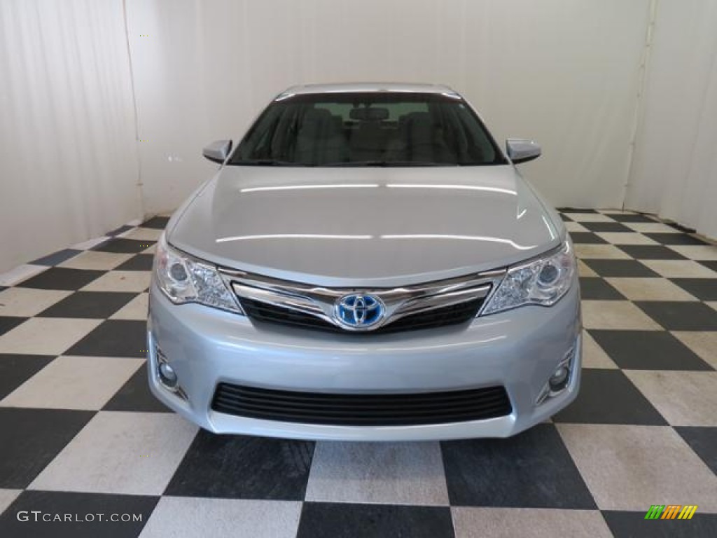 2013 Camry Hybrid XLE - Classic Silver Metallic / Light Gray photo #2