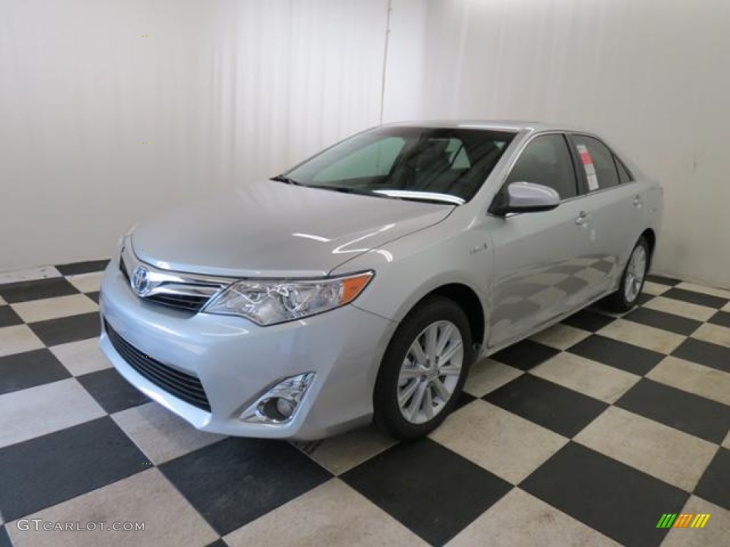 2013 Camry Hybrid XLE - Classic Silver Metallic / Light Gray photo #3