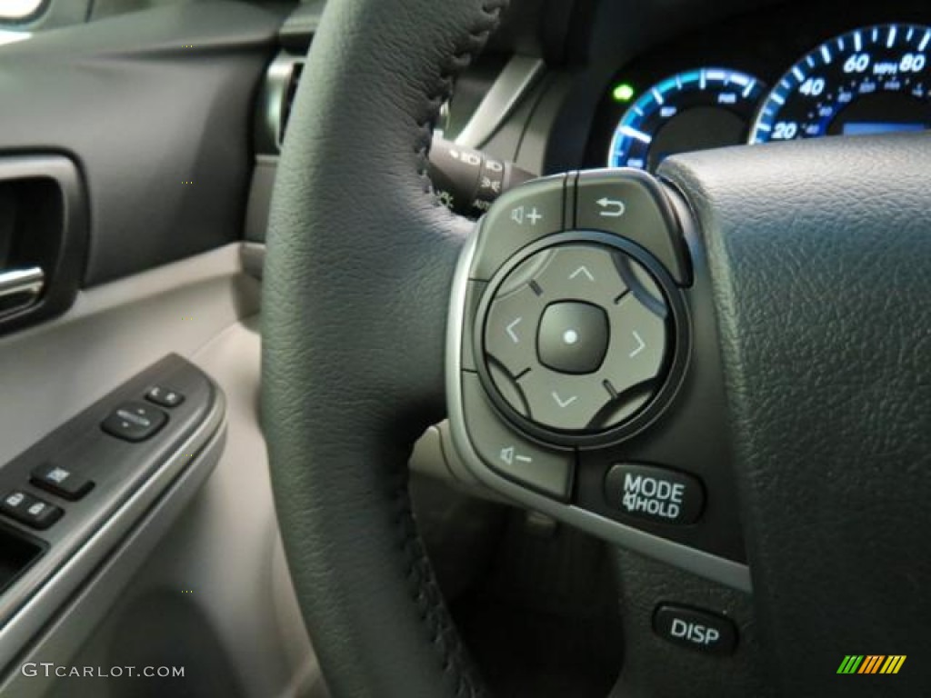 2013 Camry Hybrid XLE - Classic Silver Metallic / Light Gray photo #15