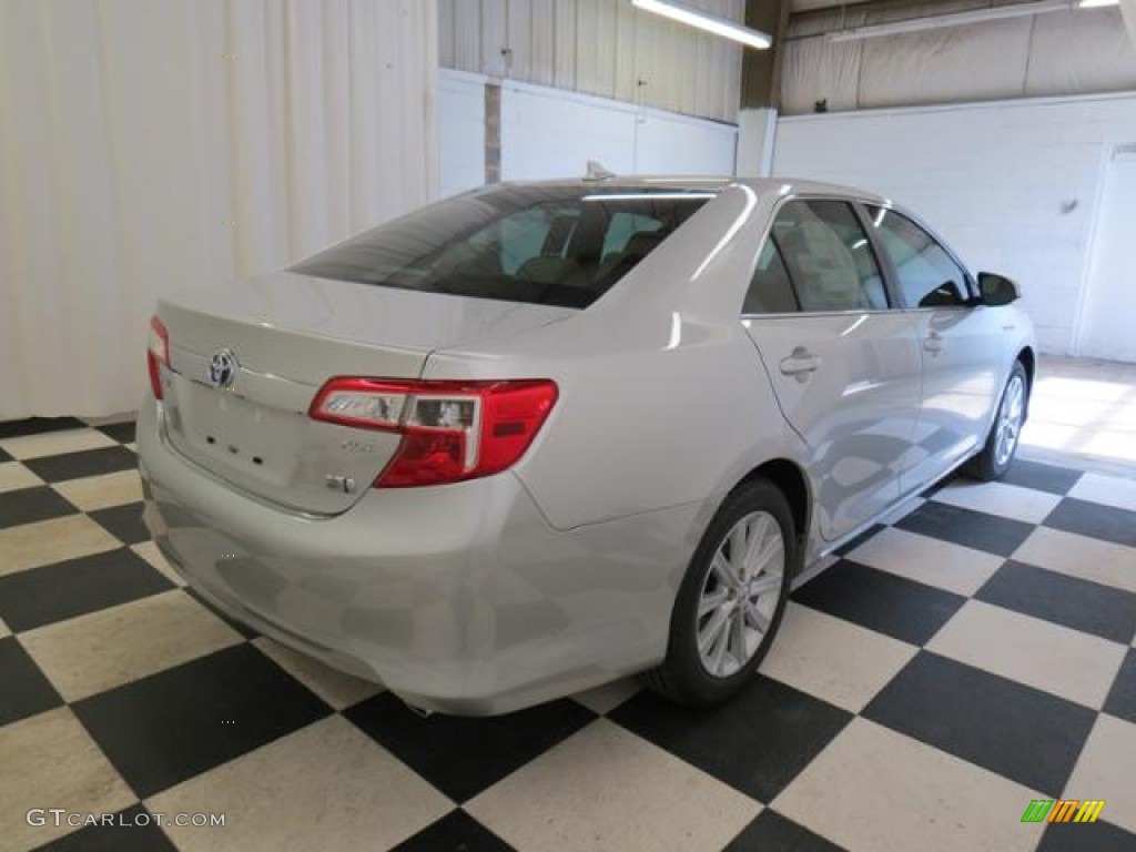 2013 Camry Hybrid XLE - Classic Silver Metallic / Light Gray photo #20