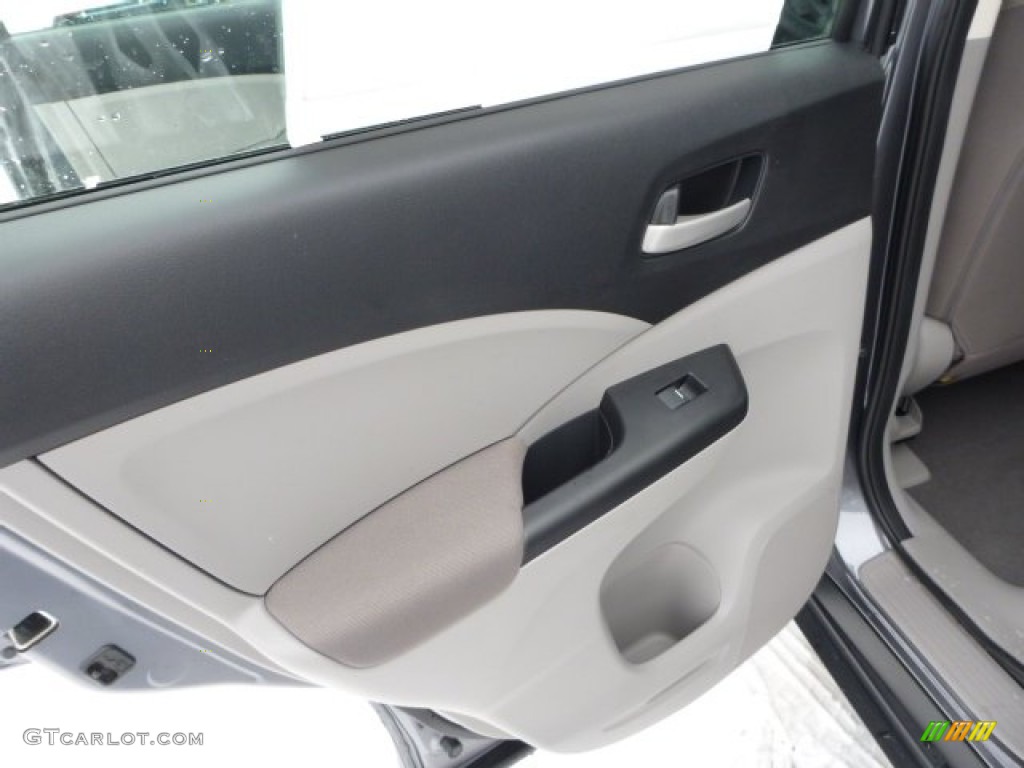 2013 CR-V LX AWD - Polished Metal Metallic / Gray photo #13