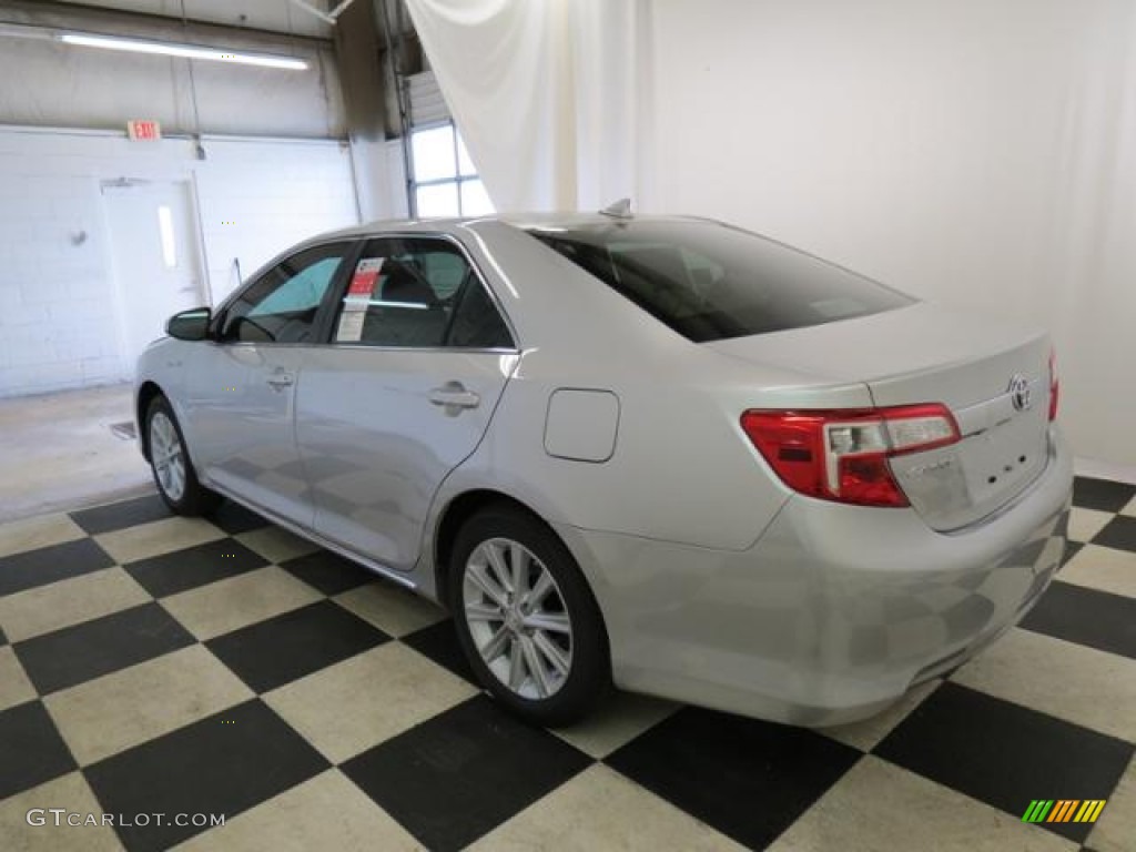 2013 Camry Hybrid XLE - Classic Silver Metallic / Light Gray photo #22