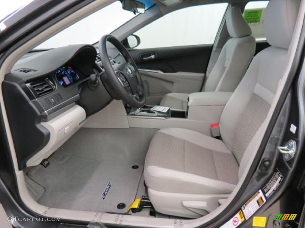 2013 Camry Hybrid LE - Magnetic Gray Metallic / Light Gray photo #8