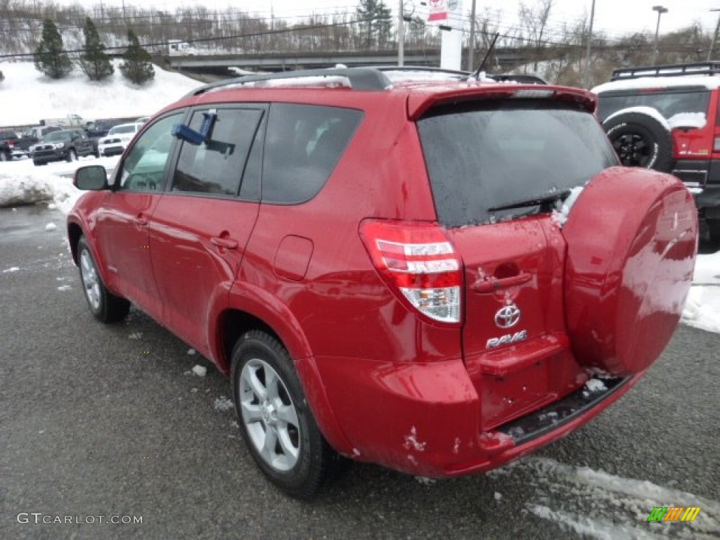 2011 RAV4 Limited 4WD - Barcelona Red Metallic / Sand Beige photo #3