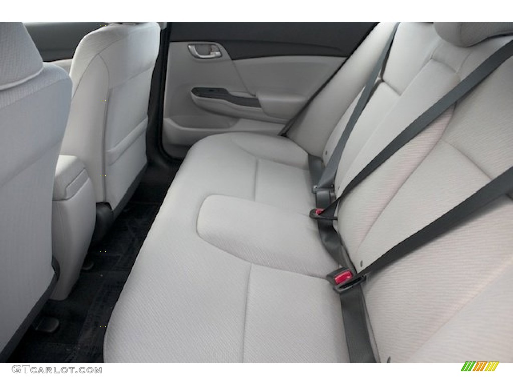 Gray Interior 2013 Honda Civic LX Sedan Photo #76853756