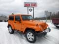 2012 Crush Orange Jeep Wrangler Sahara 4x4  photo #1