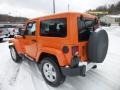 2012 Crush Orange Jeep Wrangler Sahara 4x4  photo #5