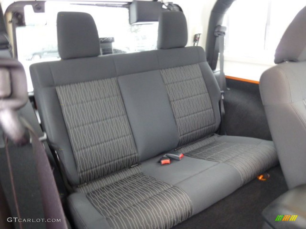2012 Jeep Wrangler Sahara 4x4 Rear Seat Photo #76854609