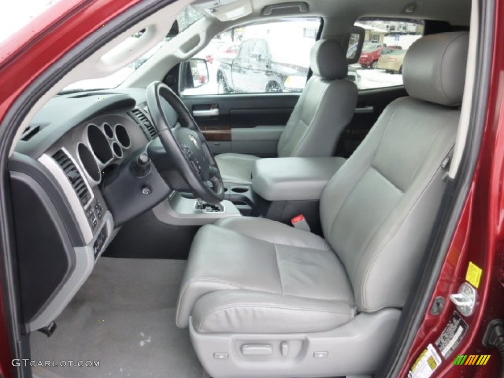 2010 Tundra Limited Double Cab 4x4 - Salsa Red Pearl / Graphite Gray photo #9