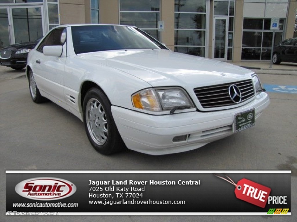 1997 SL 500 Roadster - Polar White / Black photo #1