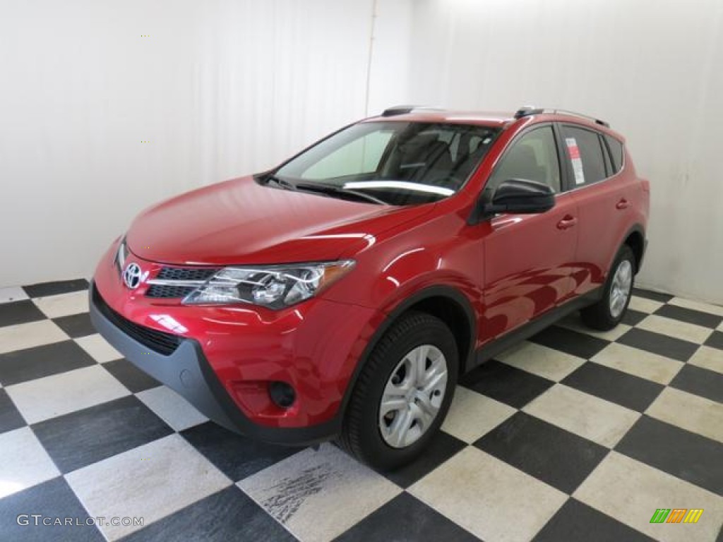 Barcelona Red Metallic 2013 Toyota RAV4 LE Exterior Photo #76855065