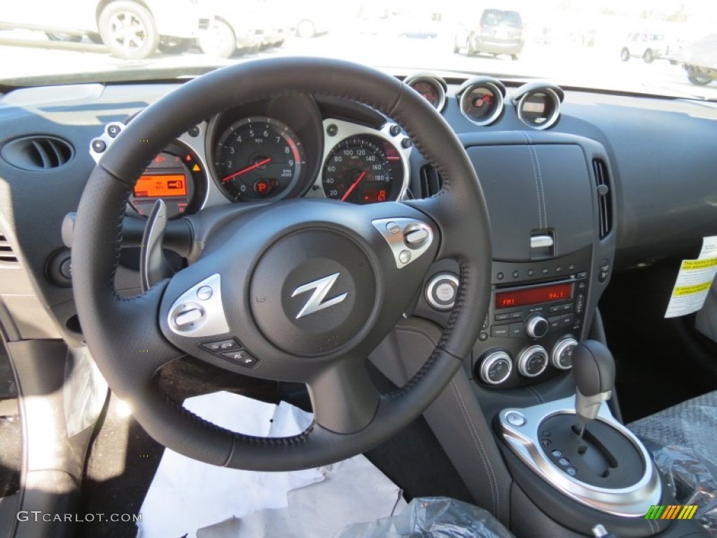2013 Nissan 370Z Sport Touring Coupe Black Dashboard Photo #76855169