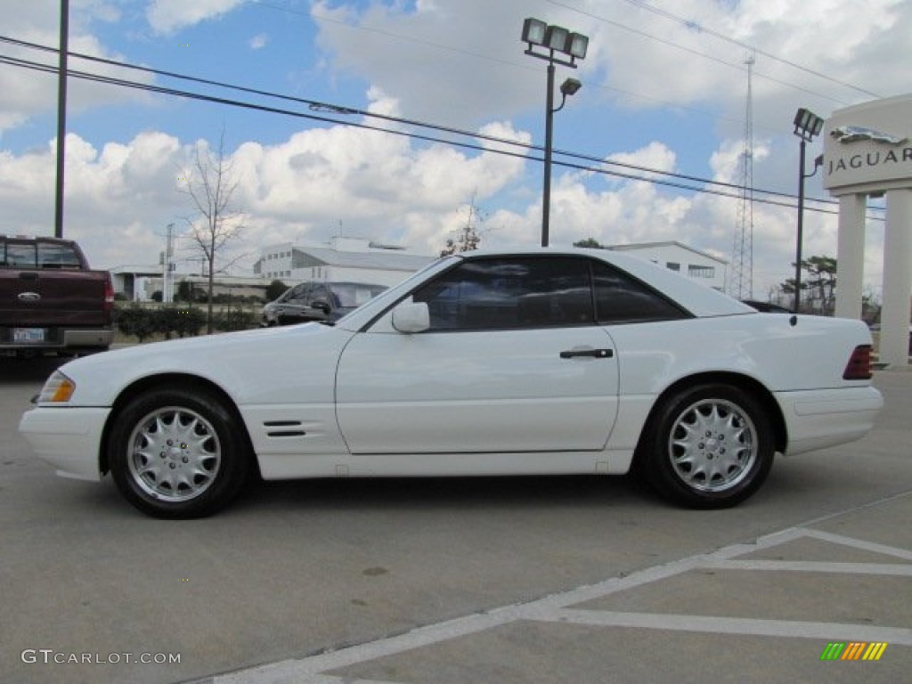 Polar White 1997 Mercedes-Benz SL 500 Roadster Exterior Photo #76855179