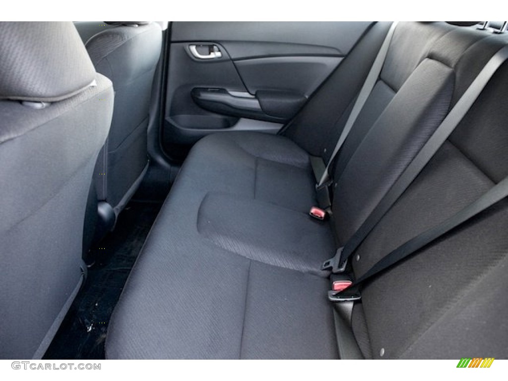 Black Interior 2013 Honda Civic LX Sedan Photo #76855470