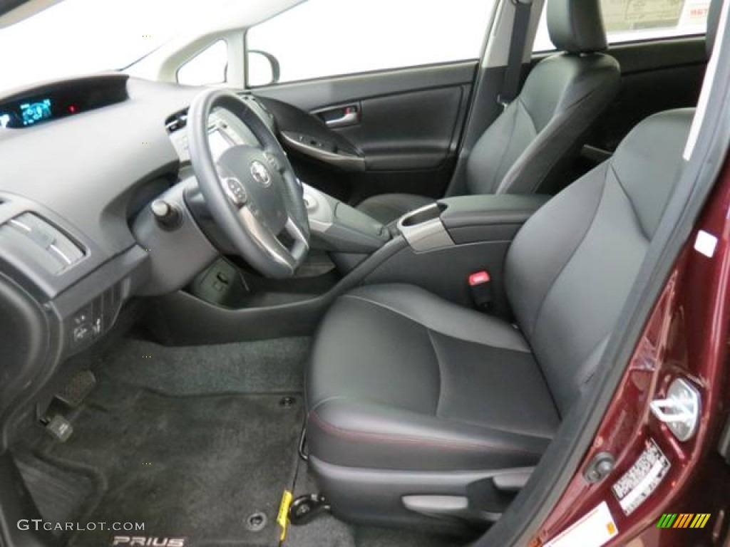 Dark Gray Interior 2013 Toyota Prius Persona Series Hybrid Photo #76855830
