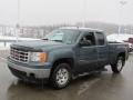 2008 Stealth Gray Metallic GMC Sierra 1500 SLE Extended Cab 4x4  photo #3