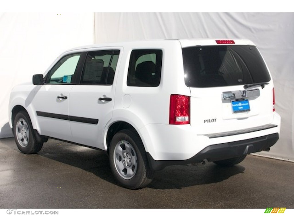 2013 Pilot LX - Taffeta White / Gray photo #5