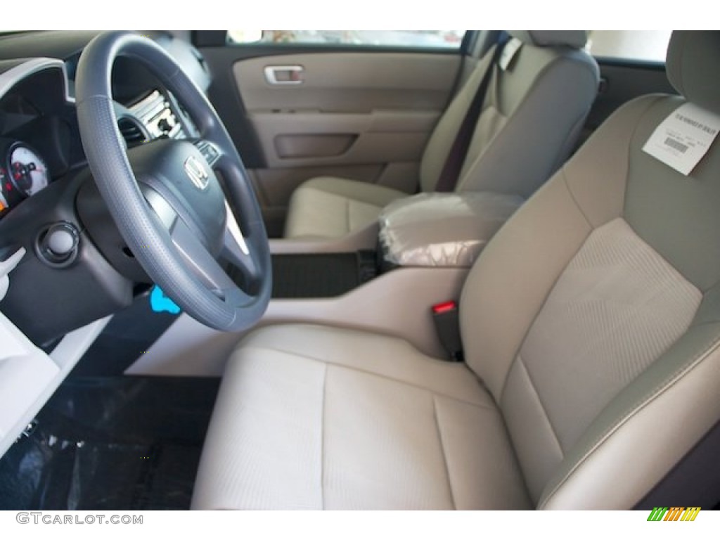 2013 Pilot LX - Taffeta White / Gray photo #9