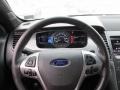SHO Charcoal Black Leather Steering Wheel Photo for 2013 Ford Taurus #76856844
