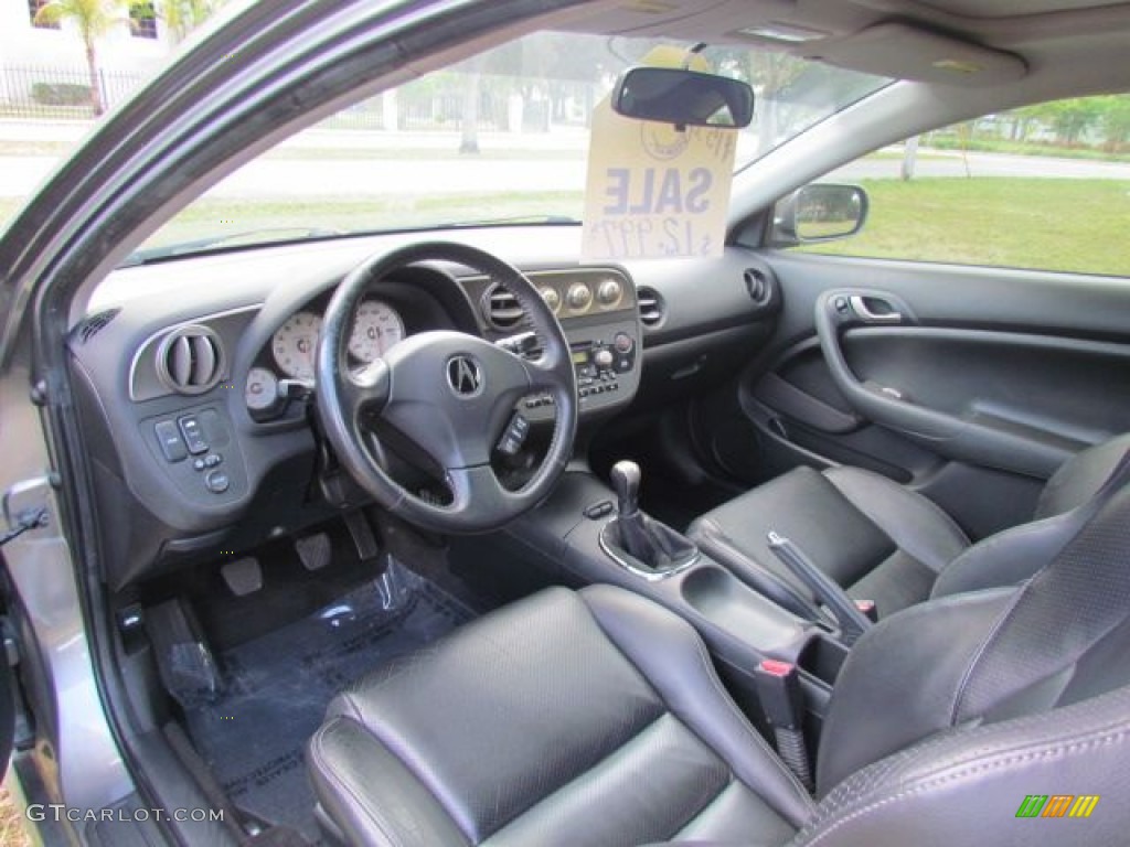 Ebony Interior 2006 Acura RSX Type S Sports Coupe Photo #76857882