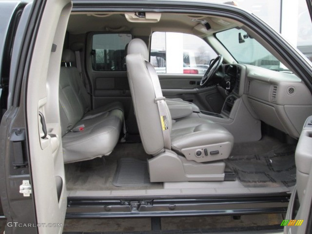 2005 Sierra 2500HD SLT Extended Cab 4x4 - Carbon Metallic / Dark Pewter photo #6