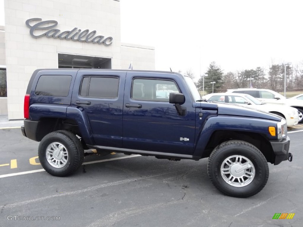 Midnight Blue Metallic 2007 Hummer H3 X Exterior Photo #76858683