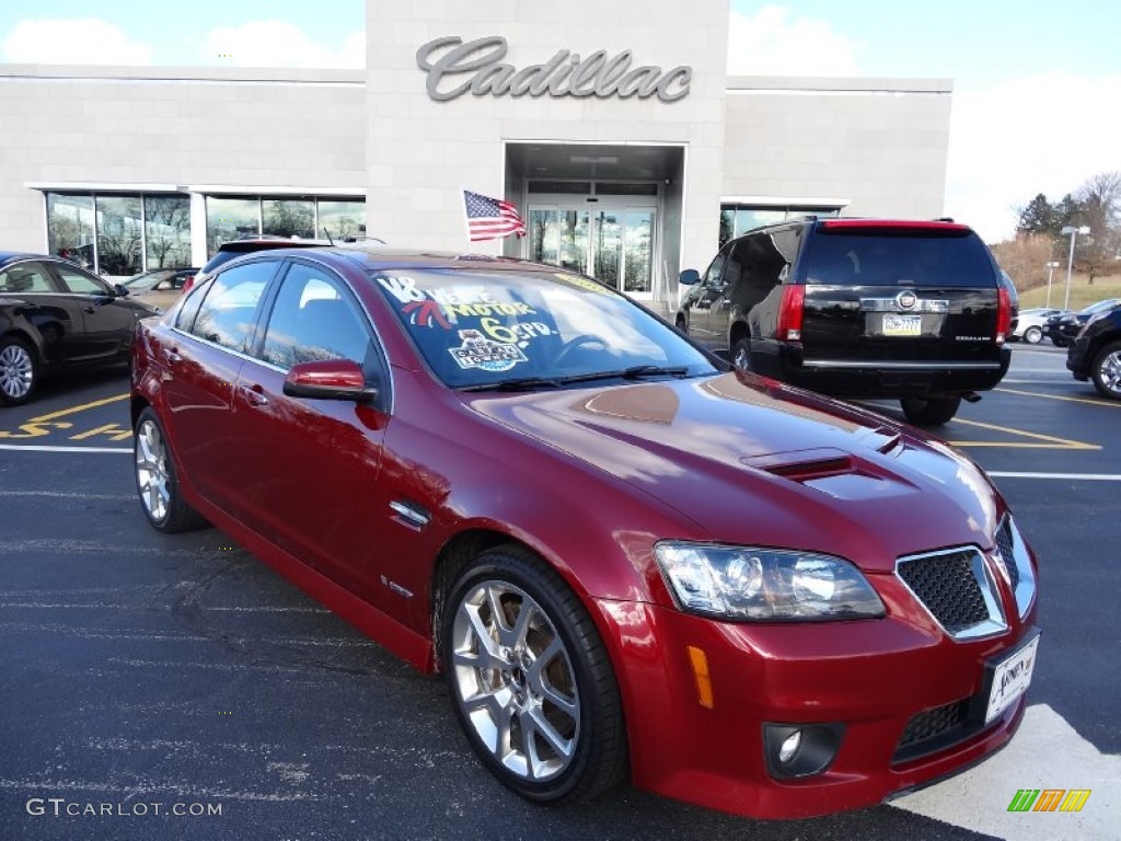 2009 G8 GXP - Sport Red Metallic / Onyx photo #4