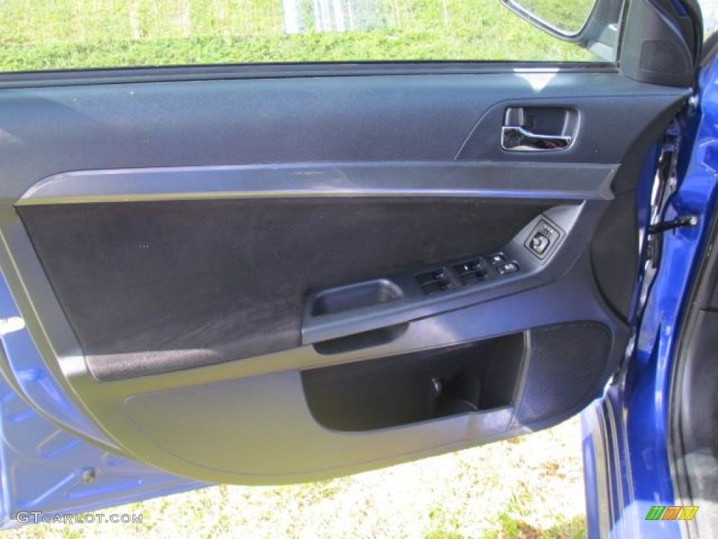 2008 Mitsubishi Lancer GTS Black Door Panel Photo #76859202
