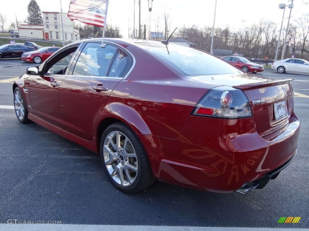 2009 G8 GXP - Sport Red Metallic / Onyx photo #8