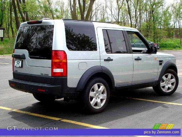 2007 LR3 V8 HSE - Zermatt Silver Metallic / Ebony Black photo #2